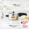 Prestige Stainless Steel Pressure Cooker 3L