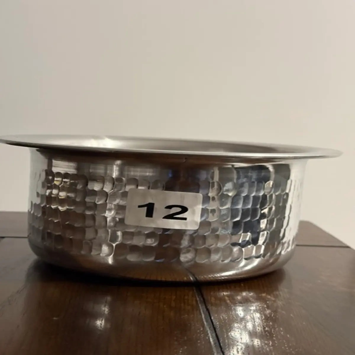 Aluminum Hammered Tope #12