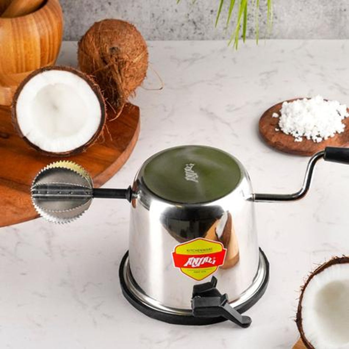 Anjali Coconut Scrapper (Vacuum Base)