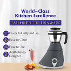 Butterfly Matchless Mixer Grinder 4J, 110 V, Grey, 550 Watts