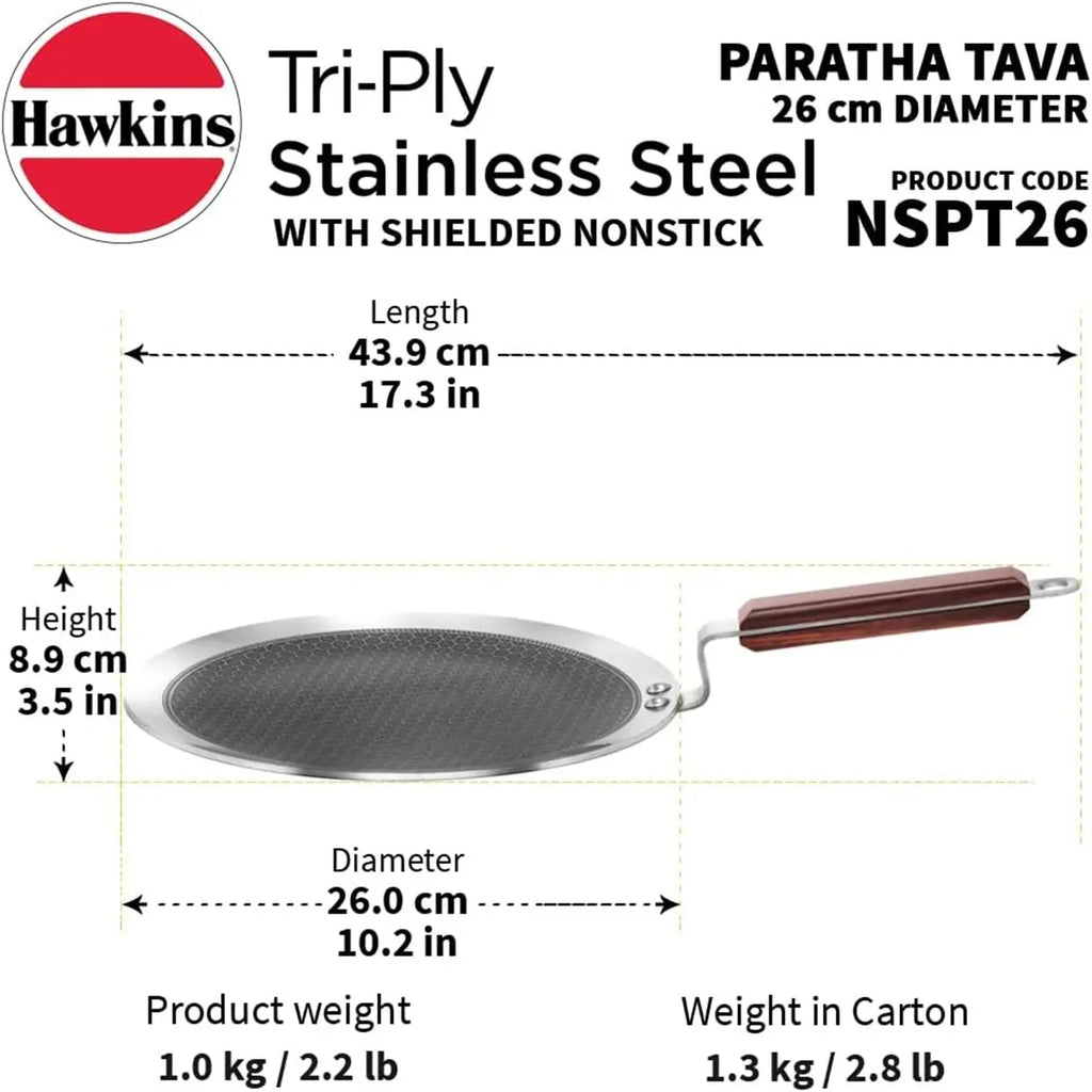 Hawkins Honeycomb Paratha Tawa 26cm