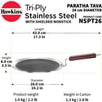 Hawkins Honeycomb Paratha Tawa 26cm