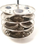IKM Stainless Steel Idly Cooker with 4 plates