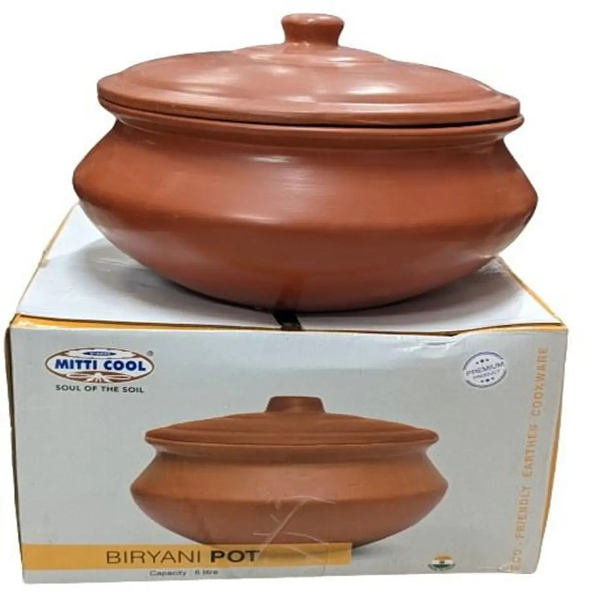 Mitti Cool Clay Biryani Pot – 6L