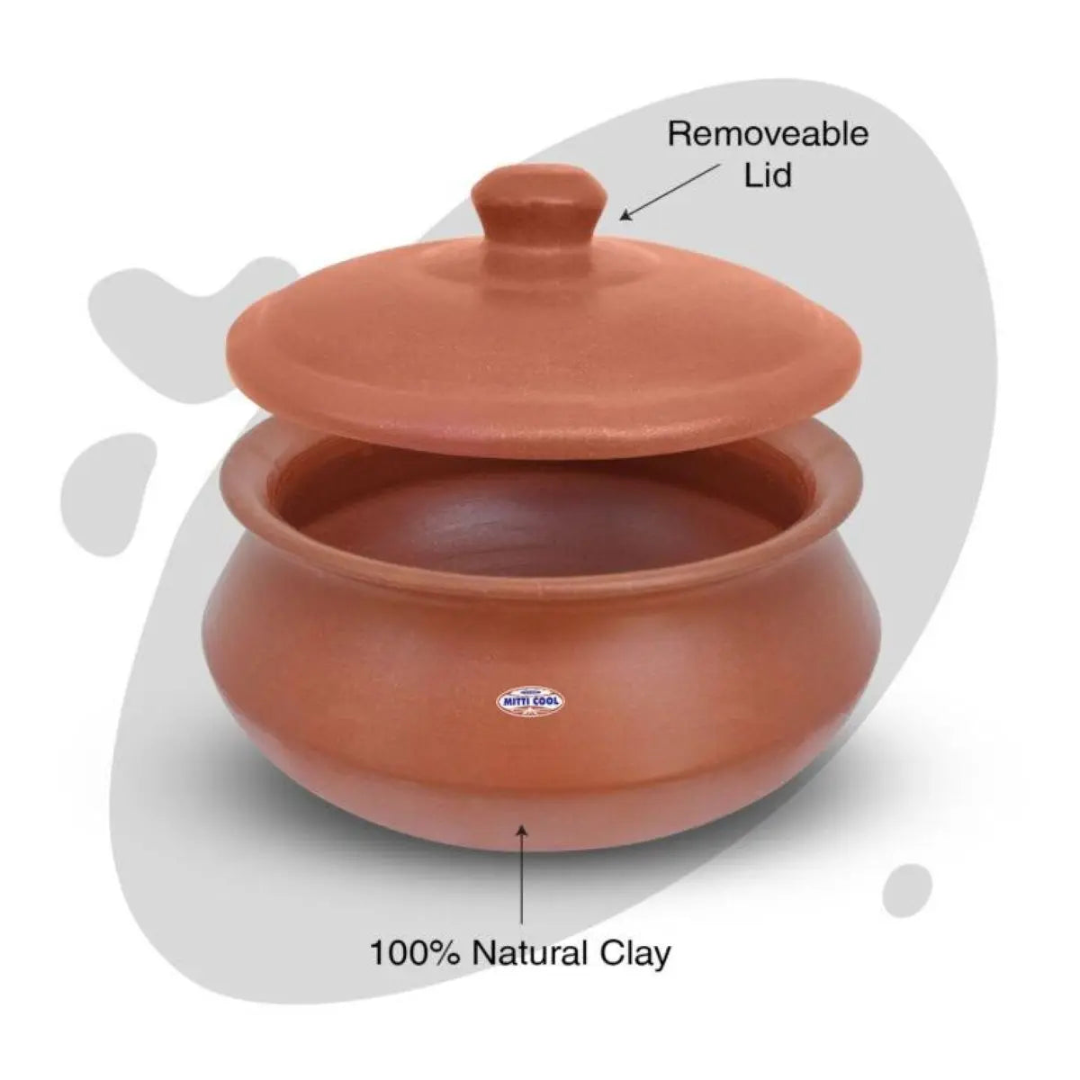 Mitti Cool Clay Biryani Pot – 3L
