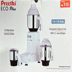 Preethi Eco Plus 110 V Mixer Grinder - 550W - 3 Jars