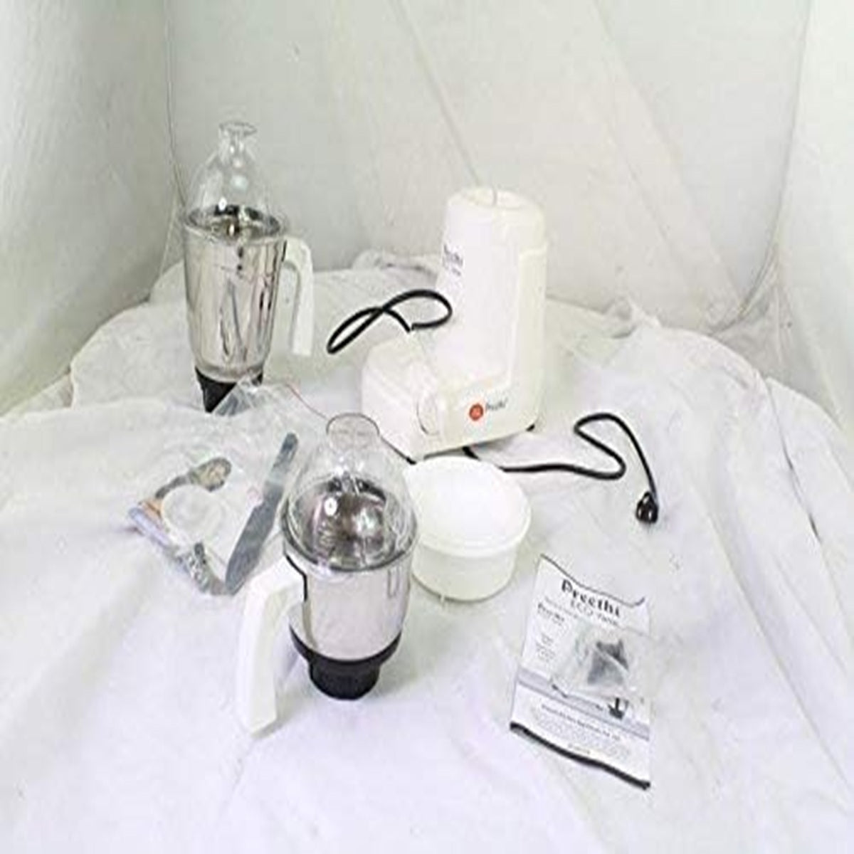 Preethi Eco Twin 2 Jar Mixer Grinder, 550W, 110V