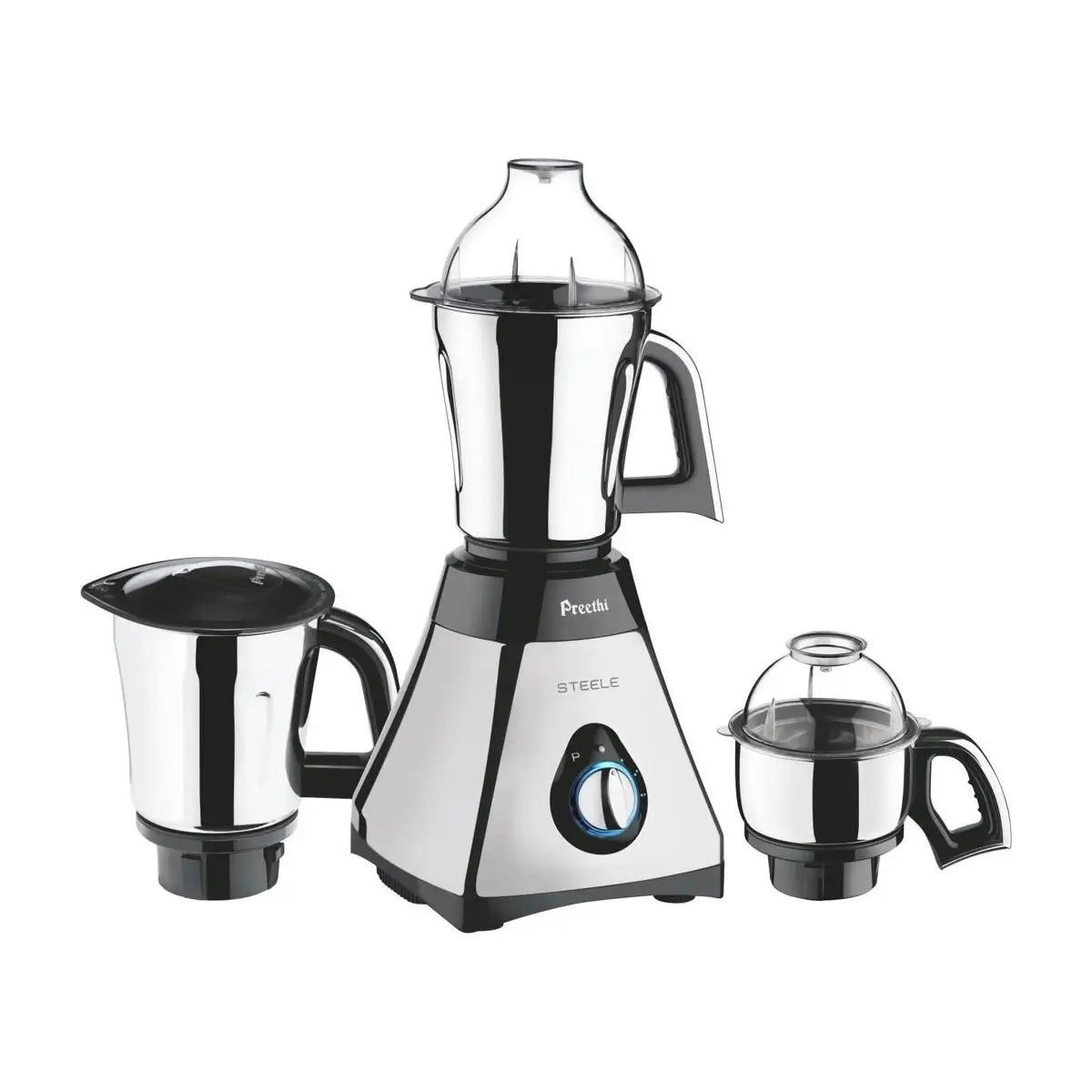 Preethi Steele Supreme Mixer Grinder (550W) - 3 Jars