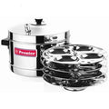 Premier Stainless Steel Idli Cooker with 4 Plates