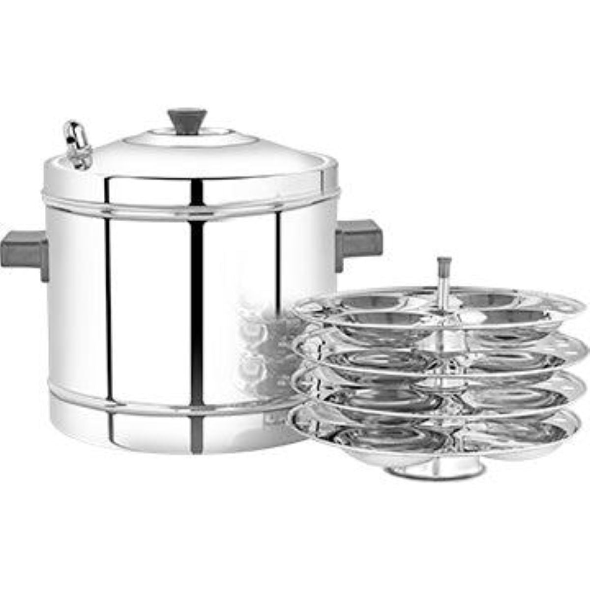Premier Stainless Steel Idli Cooker with 4 Plates
