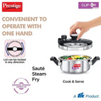 Prestige Clip-On Mini Svachh Stainless Steel Pressure Cooker 2L