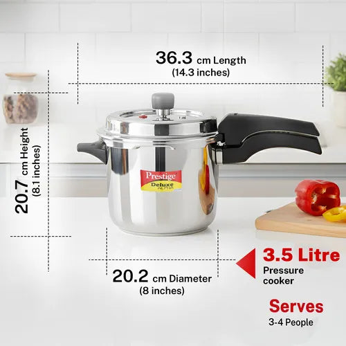 Prestige Stainless Steel Pressure Cooker 3.5L