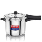 Prestige Popular Stainless Steel Pressure Cooker with Spillage Control Lid 5L