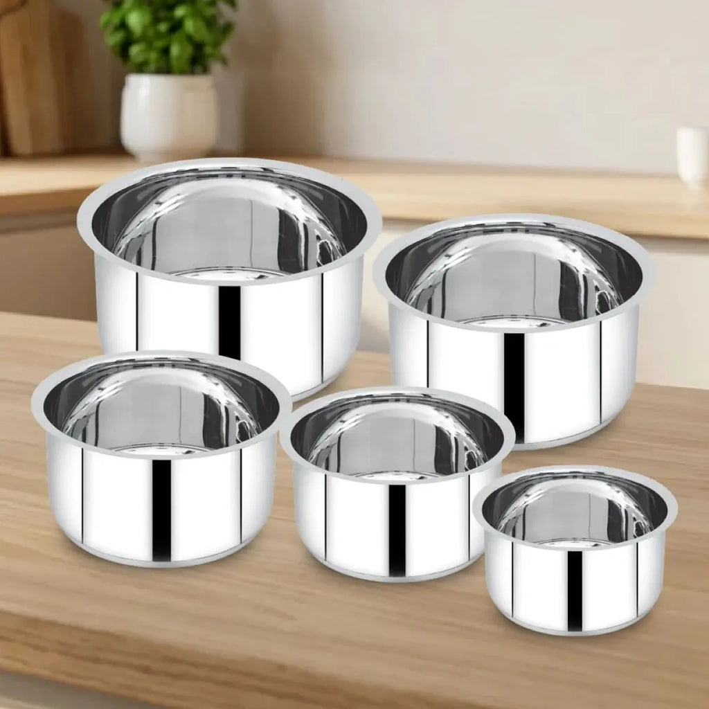 Stainless Steel Triply Tope #20 H 10.8 cm * W 22.86cm