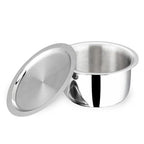 Stainless Steel Triply Tope #20 H 10.8 cm * W 22.86cm