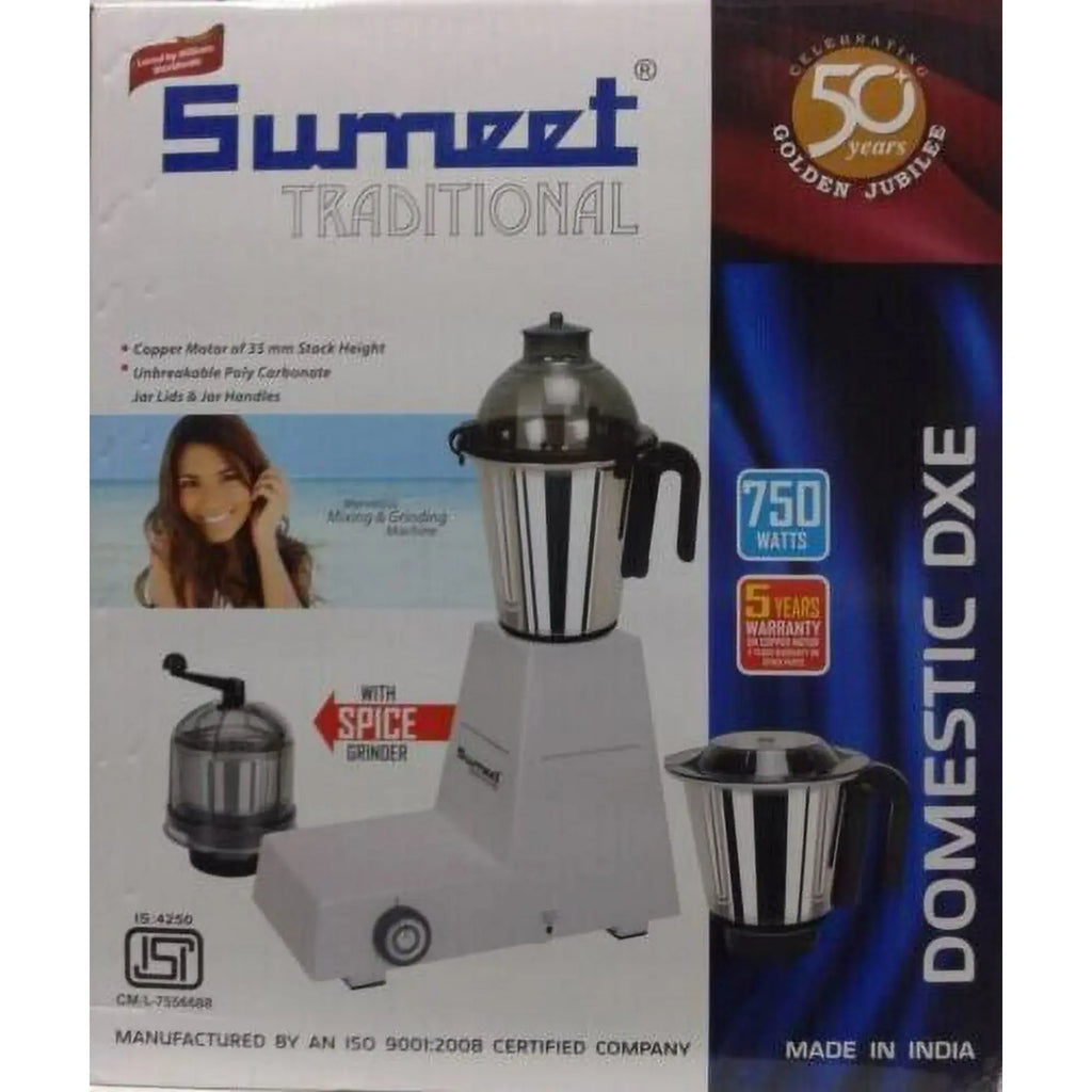 Sumeet Traditional 110V Mixer Grinder 750W Motor