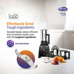 ULTRA Topp Blue 750 W Mixer Grinder | 3 Jars)