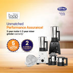 ULTRA Topp Blue 750 W Mixer Grinder | 3 Jars)